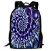 Produktbild Rucksack Indigo Perlen Spiralreißverschluss Schule Büchertasche Daypack Reiserucksack Gym Bag für Herren Damen