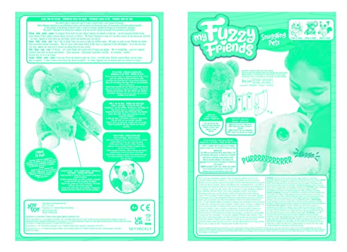 Joy Toy Fuzzy Friends interaktiver Plüsch Koala in Geschenkverpackung 22.7x13.5x25.4 cm