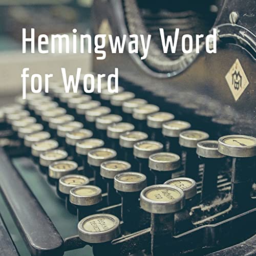 Hemingway Word for Word copertina