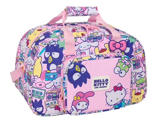 HELLO KITTY & FRIENDS Bolsa de desporto, mochila, ideal para crianças de diferentes idades, confortável e versátil, qualidade e resistência, 40 x 23 x 24 cm