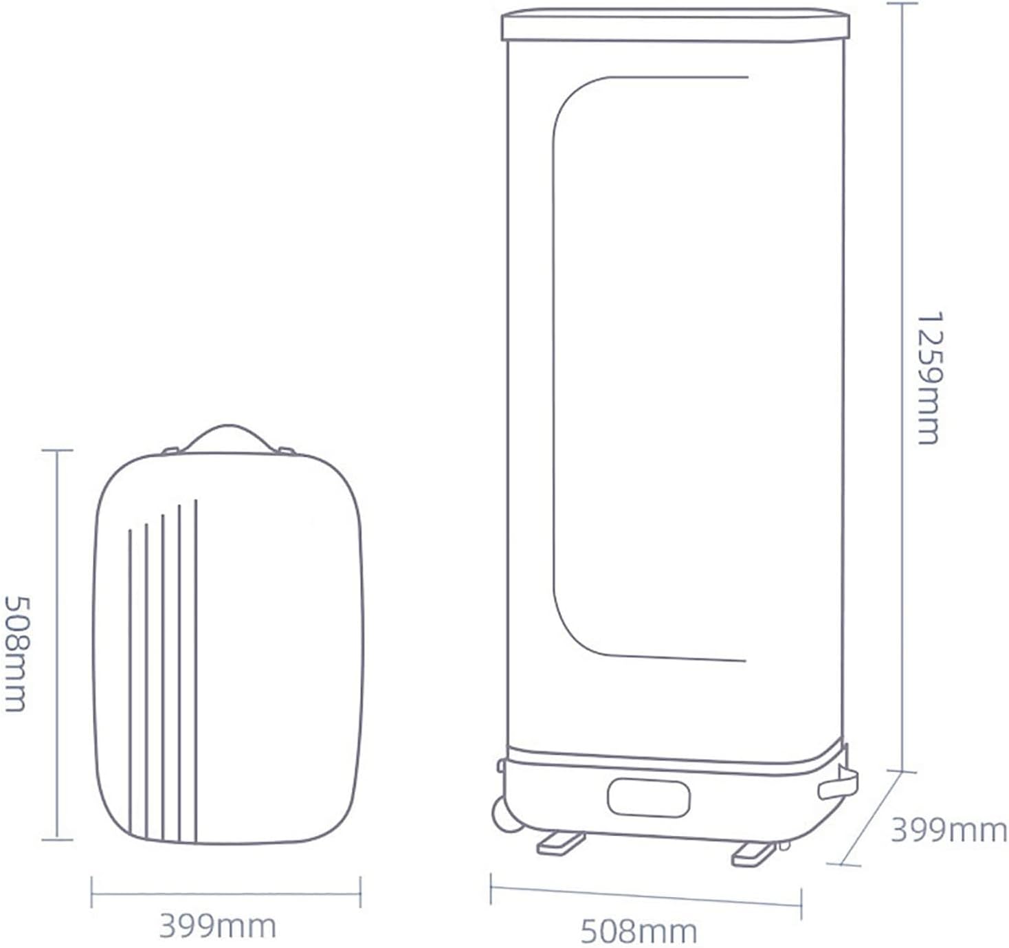 Household Quick-Drying Clothes Dryer, Foldable Clothes Dryer, Household 360° Hot Air Three-Dimensional Circulation Dryer, 180-Minute Intelligent Timer