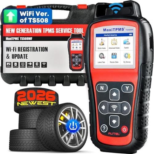 Autel MaxiTPMS TS508WF TPMS Programming Tool, 2026 Newest WiFi Ver. of TS508 TS501 TS408 TS601, Tire Pressure Monitor, Program MX-Sensors 315/433MHz, Relearn Activate All Sensors, TPMS Reset/Diagnose