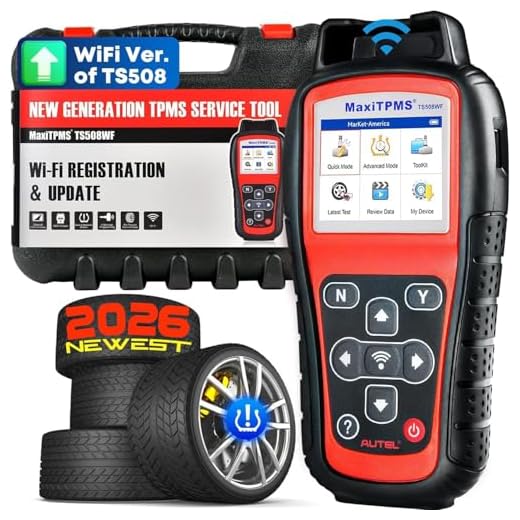 Autel MaxiTPMS TS508WF TPMS Programming Tool, 2026 Upgrade WiFi Ver. of TS508 TS501 TS408 TS601, Tire Pressure Monitor, Program MX-Sensors 315/433MHz, Relearn Activate All Sensors, TPMS Reset Diagnose