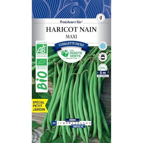 Les doigts verts Judías Enanas Maxi Bio Los Dedos Verdes 100g