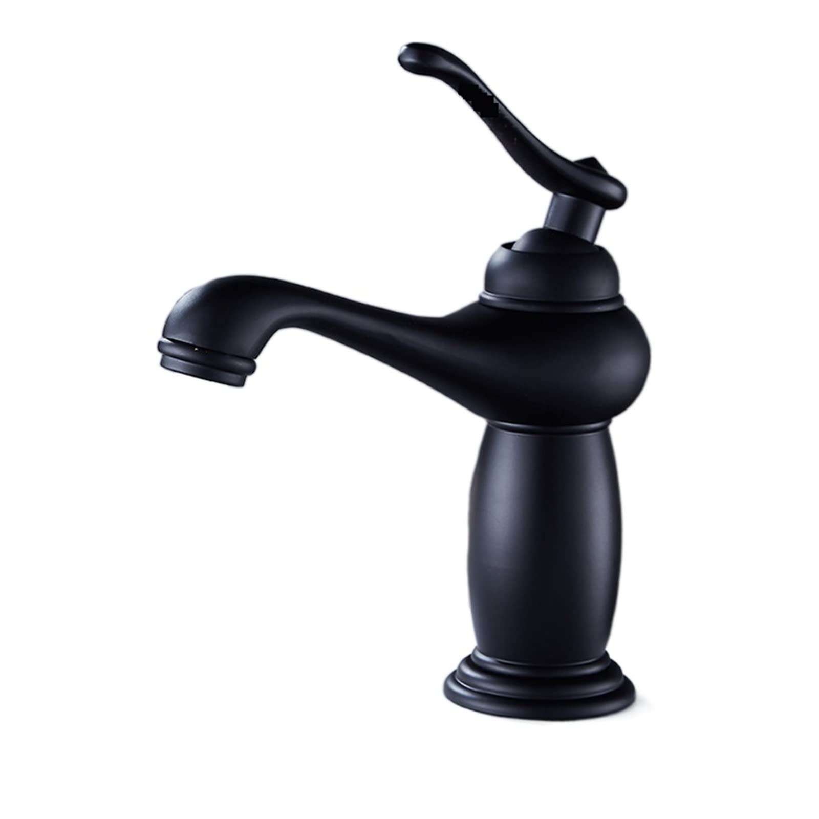 Rubinetti per lavabo Basino nero Black Black Hot and Cold Rubined Mixer Brass Mixer con manico singolo del bacino in ceramica un rubinetto di gabinetto