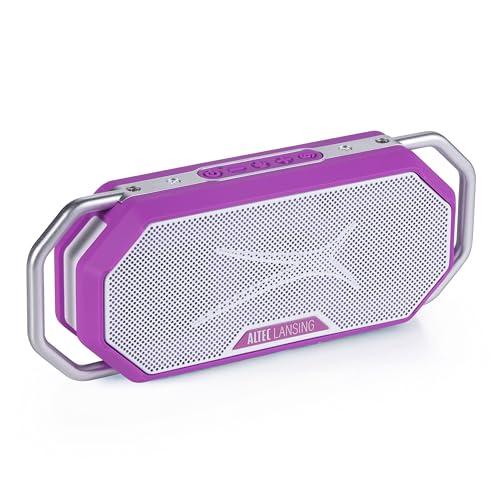 Image of Altec Lansing HydraWAVE Portable Bluetooth Speaker, 12h Playtime, USB-C Quick Charge, True Wireless Pairing, IP67 Waterproof Bluetooth Speaker, Voice Assistant Compatible