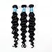 BLY 8A Brazilian Virgin Loose Deep Wave 3 Bundles Human Hair 300g Unprocessed Remy Mink Loose Curly Hair Extensions Weave Natural Color (10 12 14inches)