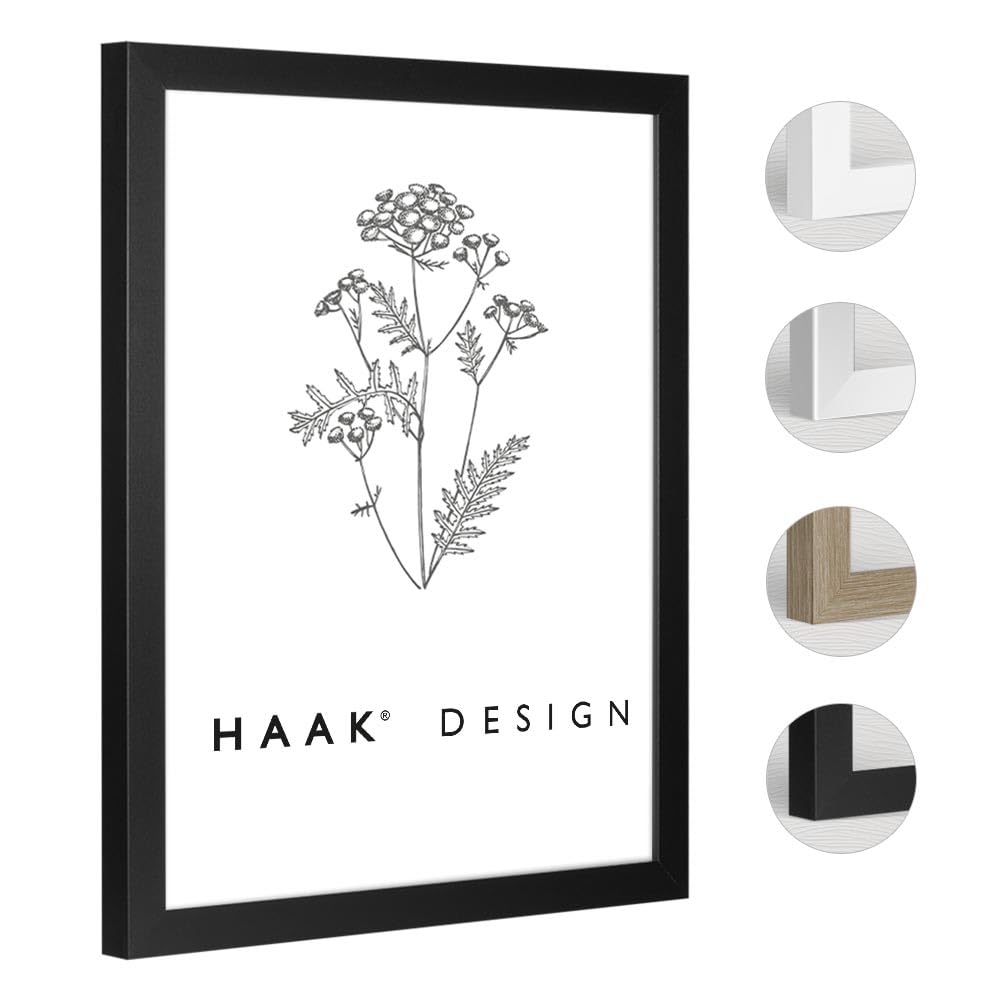 Haak Bilderrahmen modern stabil Bira Schwarz 100 X 150 cm