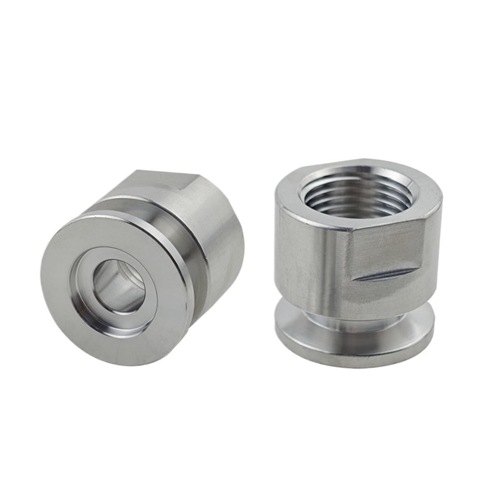 AARTERZZA 1PC KF25 Vacuum Flange to G1/4" BSPP Female Thread Stainless Steel Flange Pipe Pipe Fitting