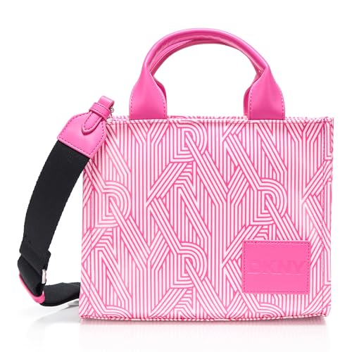 Bolso Tote pequeño de lona para mujer DKNY miniatura 1