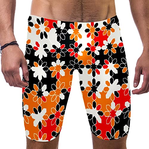 Bañador jammer para hombre de secado rápido HUI JIN SHOP con diseño geométrico para piscina
