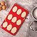Mrs. Anderson's Baking Silicone 9-Cup Madeleine Cookie Pan, Non-Stick European-Grade Silicone