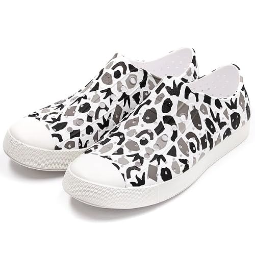 [�l�C�e�B�u �V���[�Y] �E�H�[�^�[�V���[�Y JEFFERSON WANDERFOAM PRINT SHELL WHITE/SHELL WHITE/GREYSCALE SHAPES 23.5 cm D