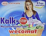 Wecomat Kalk-Stop Wasserenthärter Tabs, 51 Stück