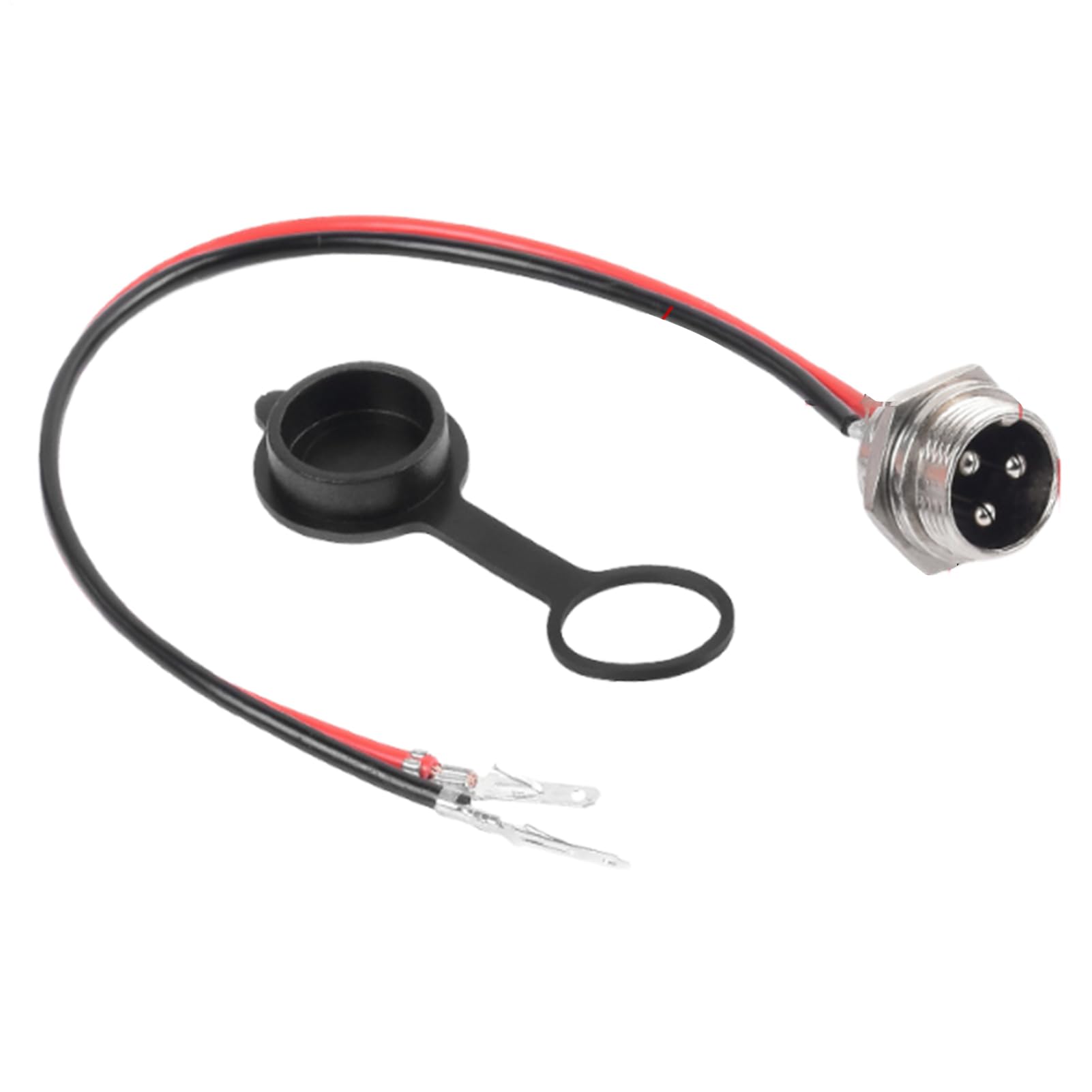 3 Pin Aviation Head Scooter Charging Port Dustproof Waterproof Socket Secure Fit Compact