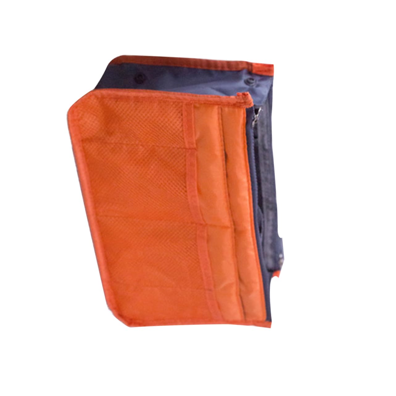 Housoutil 3piezas Bolsa De Almacenamiento Doble Organizador De Multi- para Cosméticos y Artículos De Tocador y Ligera Naranja