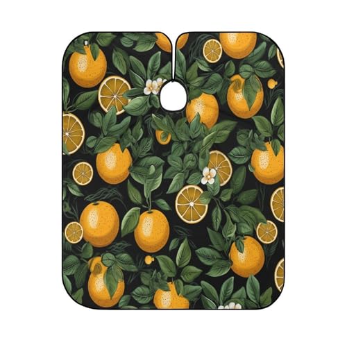 Capa de Corte con Naranjas y Hojas Fondo Negro Ajustable miniatura 6
