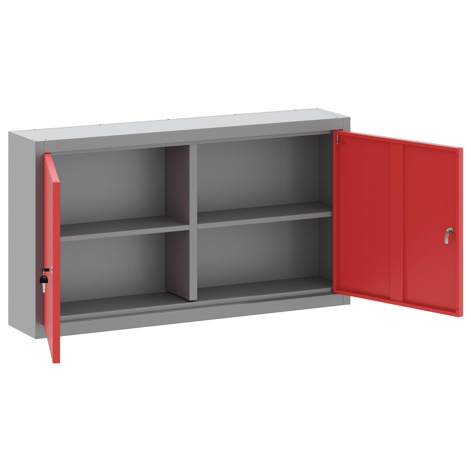 Generic Narzędzia do Szafki na Dole, Duże Przechowywanie, Stylowy Design, Trwały materiał do Warsztatów, Pomieszczenia Rzemieślnicze, Balkony, z Szarym Stalowym Materiałem, 39,4 X 7,9 X