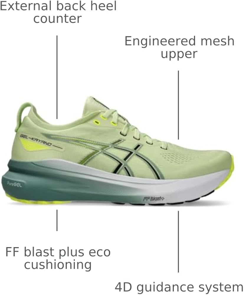 Amazon.com | ASICS Men's Gel-Kayano 31 2E Running Shoes, 7, Cool