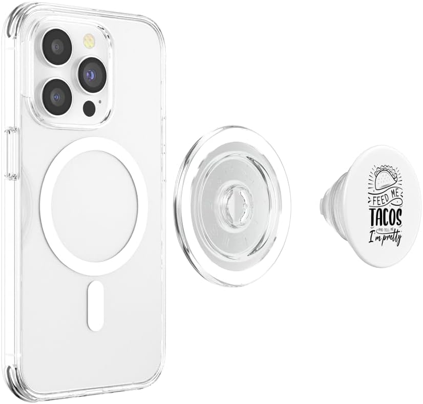 Feed Me Tacos and Tell Me I'm Pretty PopSockets PopGrip for MagSafe