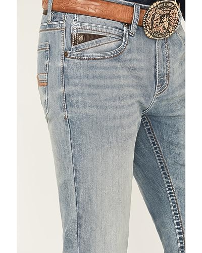 Cody James Rank 45 Men's 45&Reg; Scoreline Wash Trigger Slim Bootcut 4-Way Performance - CCSP20J12 36W x 32L US Blue2