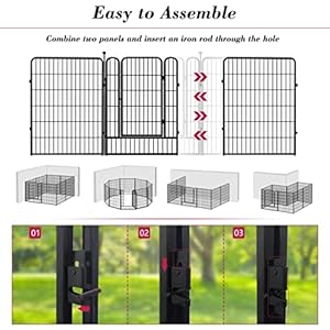 Dog-Playpen-Outdoor-Dog-Kennel-Heavy-Duty-Metal-Portable-Dog-Pens-Indoor-40-Height-Foldable-8-Panels-Dog-Fence-with-Gates-for-LargeMediumSmall-Pets-Puppy-Playpen-for-RV-Camping-Yard - Cucciolini Doodles   Dog-Playpen-Outdoor-Dog-Kennel-Heavy-Duty-Metal-Portable-Dog-Pens-Indoor-40-Height-Foldable-8-Panels-Dog-Fence-with-Gates-for-LargeMediumSmall-Pets-Puppy-Playpen-for-RV-Camping-Yard