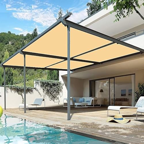 Auvent résistant pluie neige et UV grande taille pour balcon et terrasse - 3