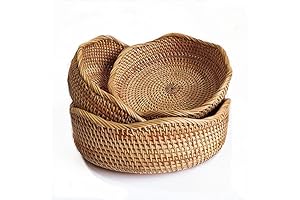 YANGQIHOME Scalloped Bowl: Natural Organizer