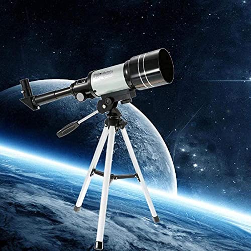 Telescopio astronómico refractor con trípode aluminio miniatura 5