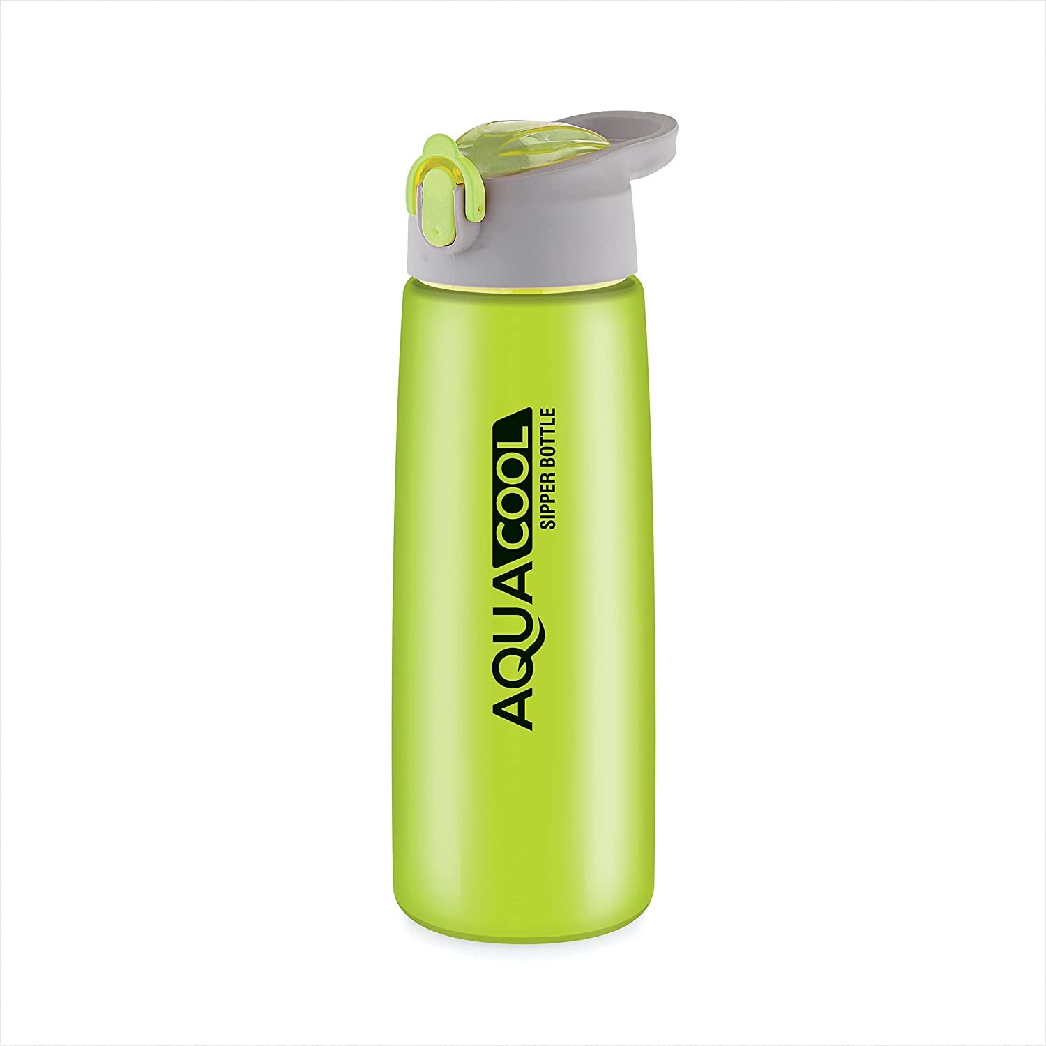 NOBILEA unbreakable Water Bottle with Motivational Time Marker, Sipper Bottle for Adults, Water Bottle for Gym Office | Cool Aqua Water Bottle 750 ml (Green)