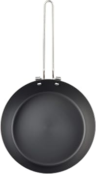 GSI Outdoors Frypan, Lightweight Carbon Steel, Collapsible Handle Camp & Outdoor Frying Pan