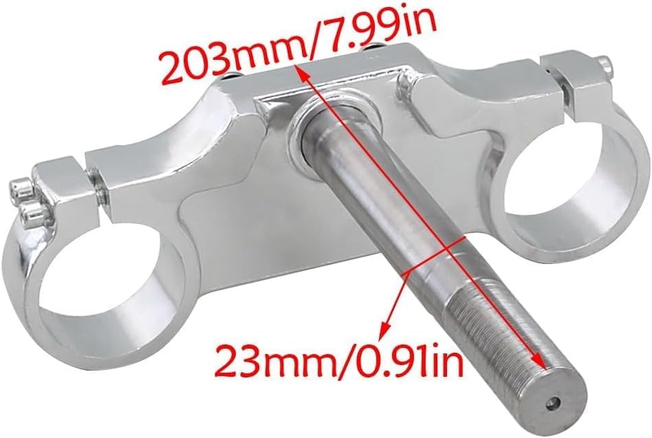 45/48mm 630mm Front Forks Suspension Kit for Pit Dirt Bike Motorcycle Razor MX650 CRF50 XR50 SSR Apollo Thumpstar Taotao 70cc 90cc 110cc 125cc 150cc CRF50F XR50R Includes Triple Tree Clamps