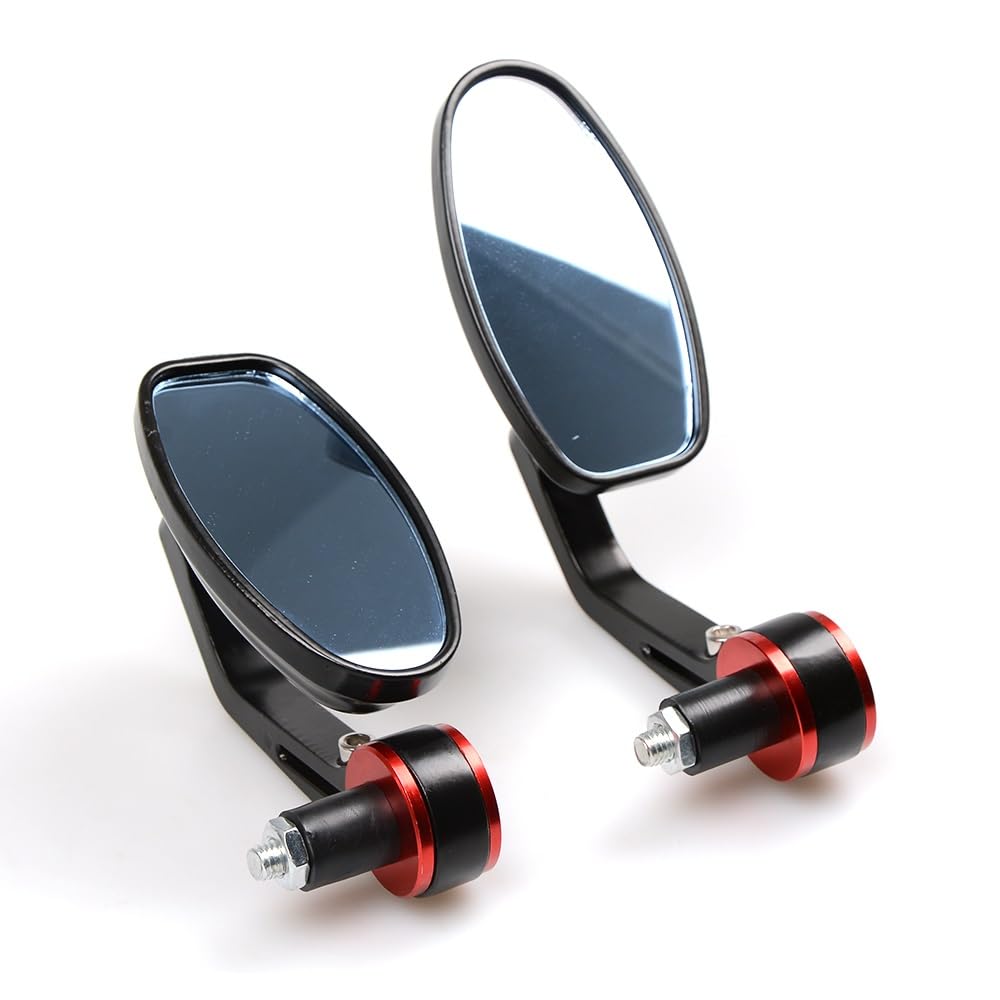 Adatto Maggior Parte Delle Bici Strada 7/8 "22MM Cruiser E Chopper Dirt Bike Specchietto Retrovisore Per Moto Manubrio Specchietti Retrovisori Laterali Moto Specchietti Laterali(UN)