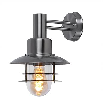 Außenlampe dimmbar mit Fernbedienung Retro Vintage