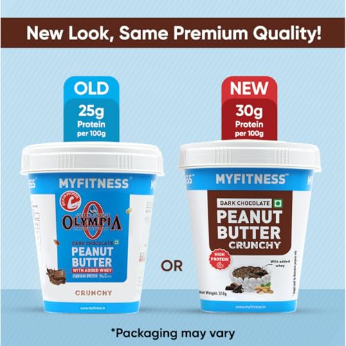 MYFITNESS High Protein Dark Chocolate Peanut Butter 510g - Image 4