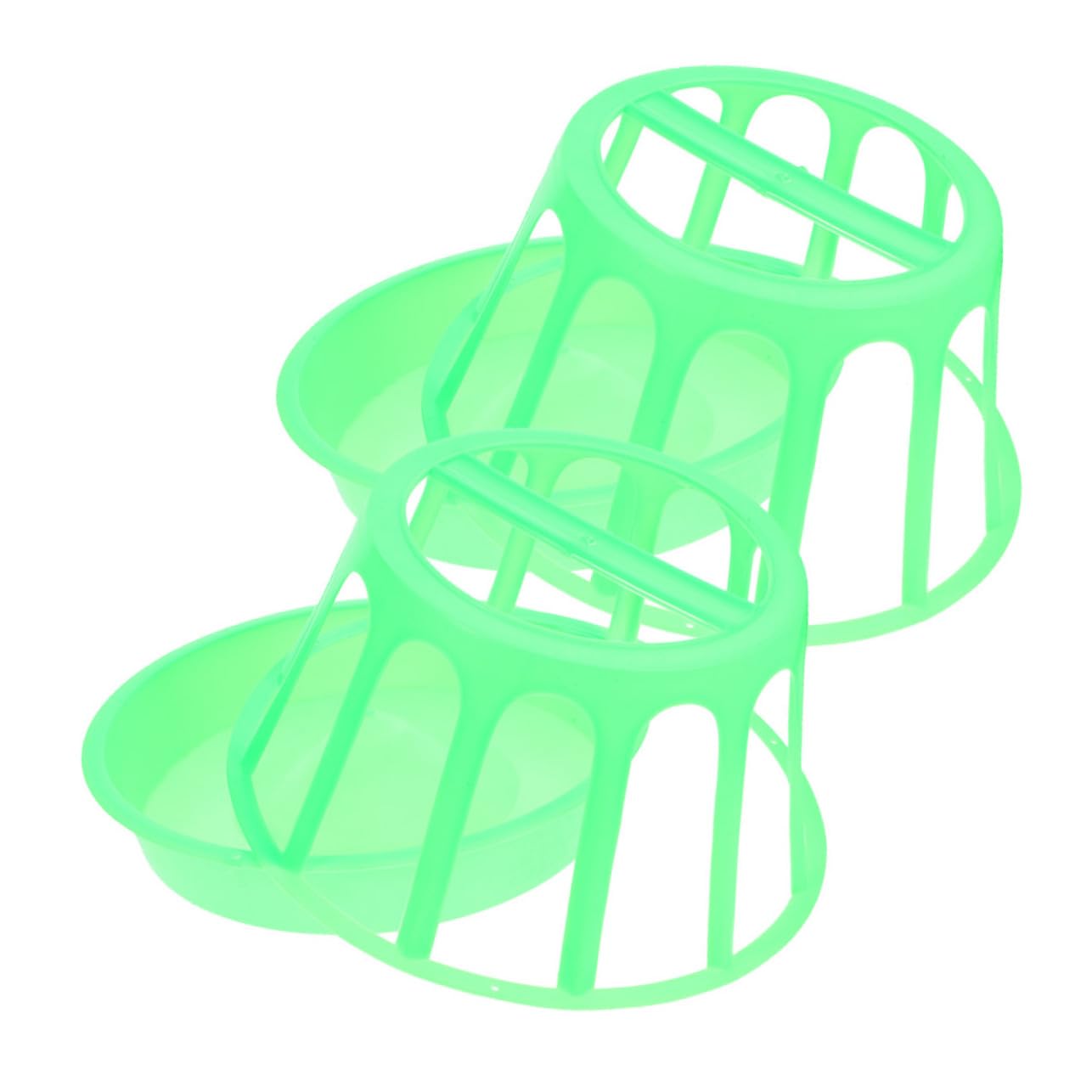UPKOCH 2 Pezzi Mangiatoia per Pollame Dispenser per e Design Pratico e Facile da Materiale Resistente e Contenitore per e Umido