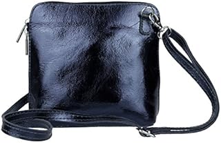 Craze London Genuine Vera Pelle Women Cross body Italian Leather Small Mini Shoulder Bag Handbag