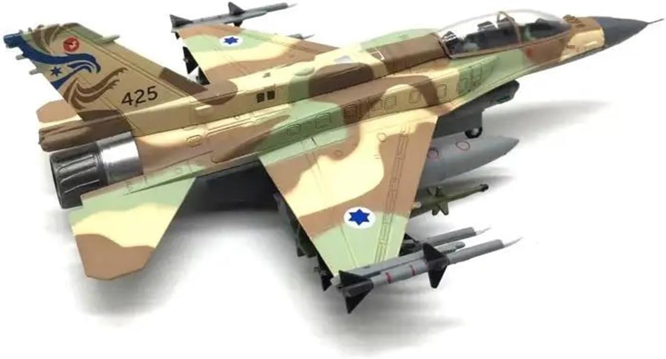 Decorated Airplane Models 1/72 for Israeli Air Force F-16I Fighter Jet Die-cast Alloy Aircraft Model Collection Commemoration