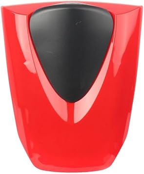 Fairing Winglets Motorcycle Rear Seat Cover Cowl Fairing Passenger Pillion Tail Back Covers For H-onda CBR-600RR F5 2007-2012 CBR600RR CBR 600 RR(Black- Silver)