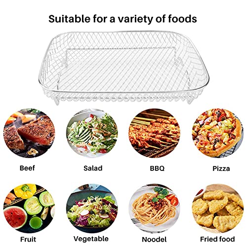 Luejnbogty Air Fritteuse Rack für Ninja Dual XL Luftfritteuse, mehrschichtiges Dehydrator-Toastregal für Ninja Foodi DZ201 DZ40 Luftfritteuse – Bild 3