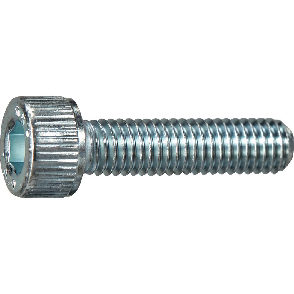 Trusco Nakayama Y806-0518 Hex Socket Bolts, Unichrome, Half-Threaded, M5 x 0.7 Inches (18 mm), Pack of 10