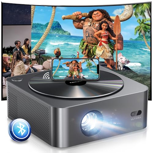ULTIMEA Projecteur 4K, Full HD 1080P, HDR 10 & HLG, 700 ANSI, Bluetooth, WiFi, Auto Focus pour iOS, Android