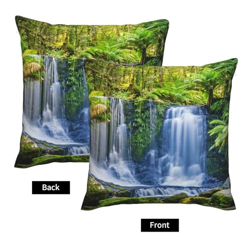Housses de coussin motif tropical vert pour rafraîchir un canapé - 4