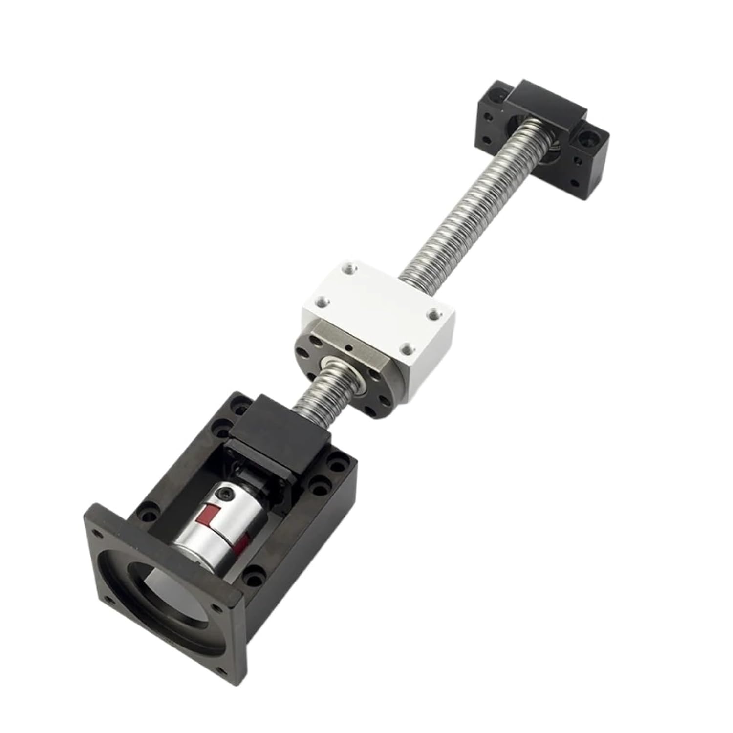 C5 Ball Screw SFU2005 Kit Customizable Size End Machined+Ballnut+Nut Housing+C5 HM15-86+BF15 End Support+Coupler RM2005(1550mm)