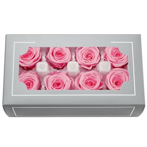 Rosa preservata di classe 4-5 cm, rose naturali eterne vere,