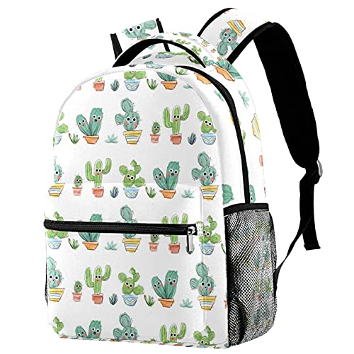 Sac à dos voyage grand compartiment et dos rembourré vert cactus mixte