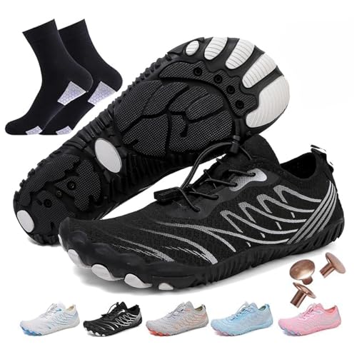 Image of ELETON Barefoot Shoes Women Men Footwear, Wide Toe Box Hiking Zero Drop Non-Slip Quick-Dry River Boat Pool Beach Water Shoes, Lightweight Swimming Running Walking Sneakers Unisex