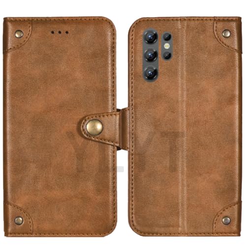 HsinchuTien �u���E�� �J�o�[ ���� �ی삷�� TPU Silicone Cover �V���R�[�� Case ���U�[ �J�[�h ���[ �����o�b�N�� ���z �P�[�X �蒠�^ ���eOukitel C2 4.5 inch �Ƃ̌݊�������