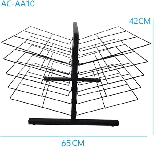 Rack de séchage d'art petit modèle double face avec étagères de studio