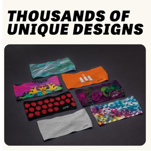 Image of JUNK Brands Big Bang Lite Headband - Moisture-Wicking, Performance Fabric, Non-Slip, Sports Sweatband for Men & Women